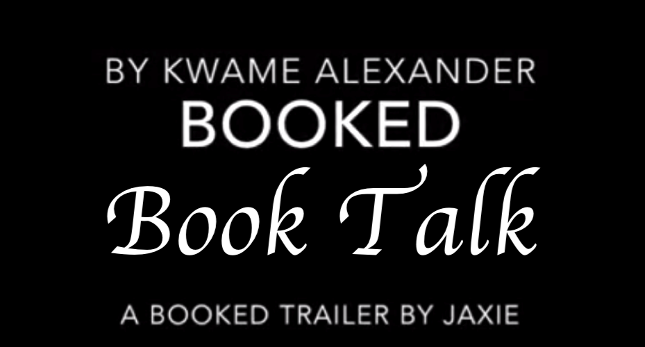 booked kwame alexander spine of book